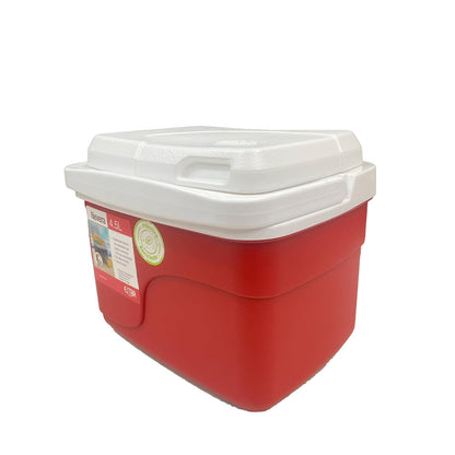 Estra Hielera Rígida 4.5L Individual | Escuela, Oficina y Gimnasio | 21x27x21 cm (4.75 QT), libre de BPA, cabe en mochila, casillero o auto, manija ergonómica