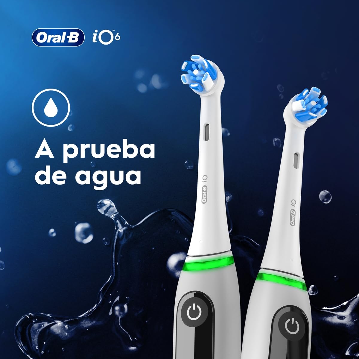Oral-B Cepillo Dental Eléctrico iO6, Conexión con App, Sensor de Presión