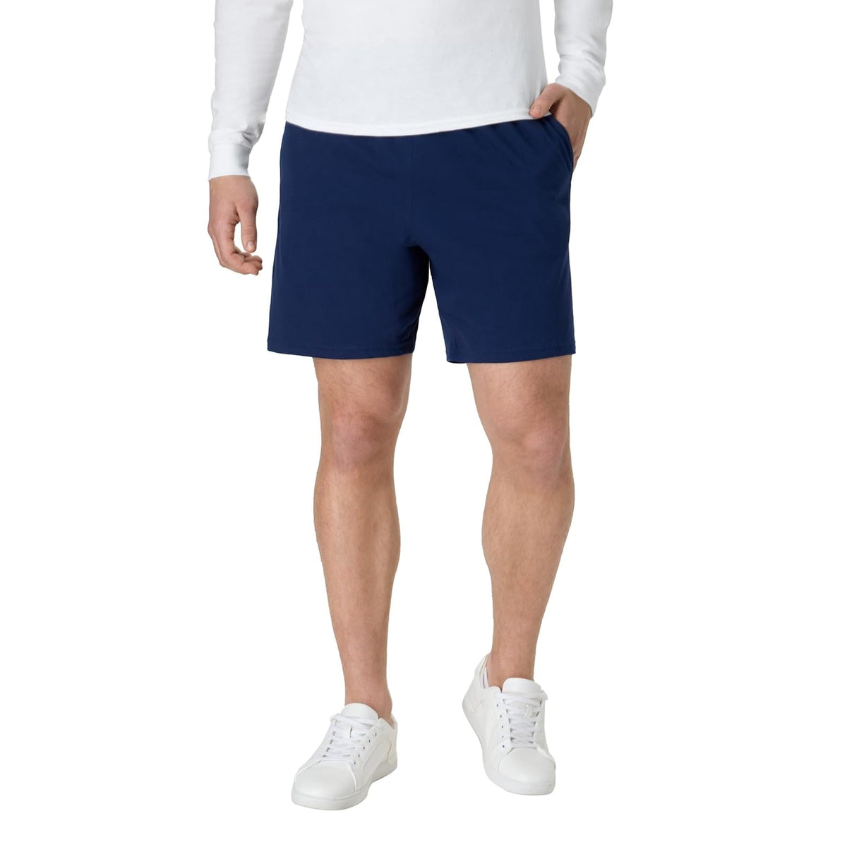Hanes Men's Jersey Short with Pockets - marino - 3XL