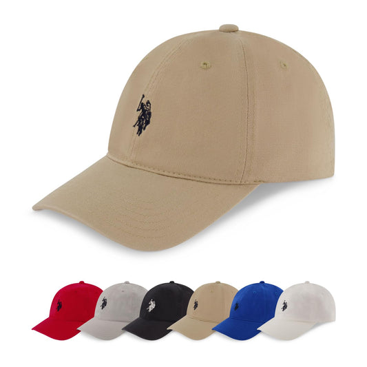 U.S. Polo Assn. U.s. Polo Assn. Gorra de béisbol Ajustable de Sarga de algodón Lavado para Hombre con Logotipo de Pony y ala Curvada Gorra de béisbol para para Hombre