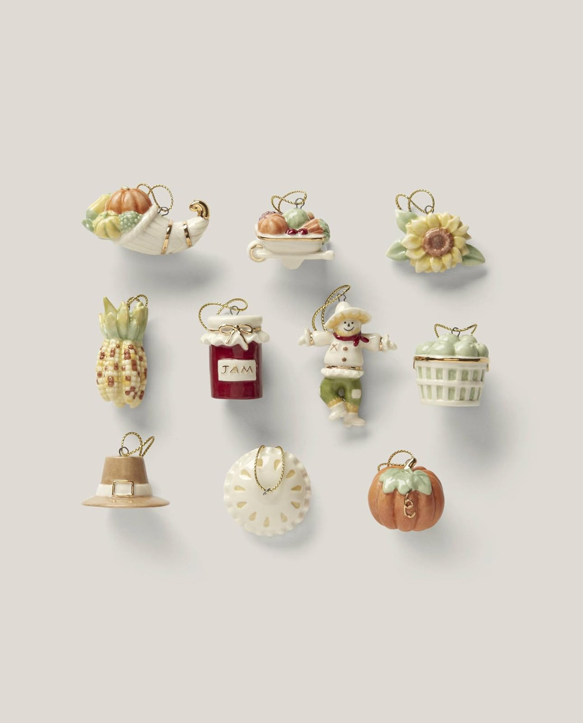 Lenox 879308 Autumn Favorites - Juego de Adornos de 10 Piezas