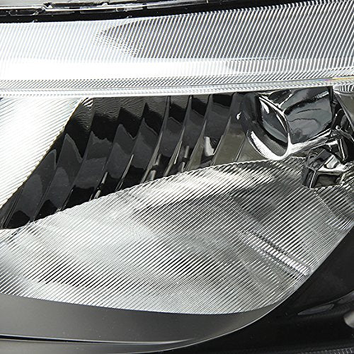 DNA Motoring HL-OH-HC064D-BK-AM Faros Delanteros de Repuesto para Civic Sedán 4 Puertas 06-11, Negro