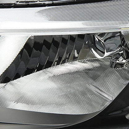 DNA Motoring HL-OH-HC064D-BK-AM Faros Delanteros de Repuesto para Civic Sedán 4 Puertas 06-11, Negro
