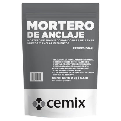 MORTERO DE ANCLAJE 2KG