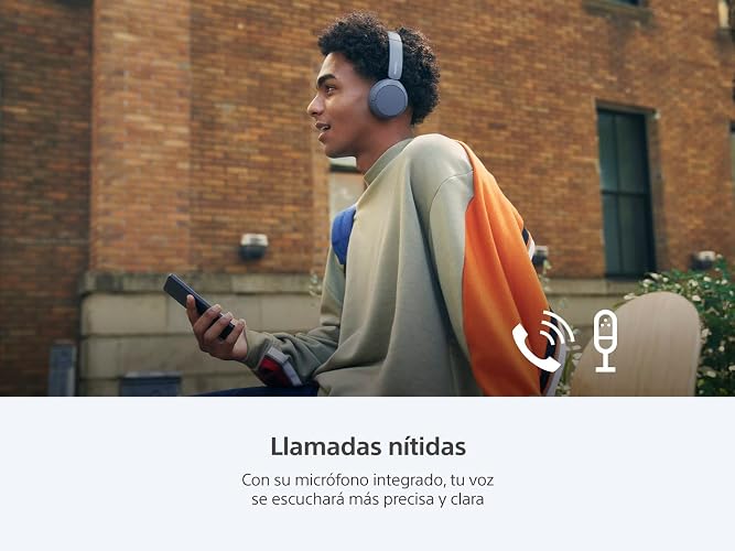 Sony Audífonos inalámbricos on-Ear WH-CH520 hasta 50 Horas de duración de batería, Azul (Versión Nacional)