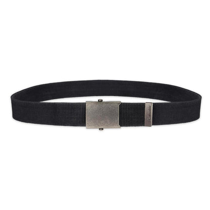 Columbia Cinturón de tela militar ajustable para hombre, talla única, correa de algodón y hebilla de placa de metal