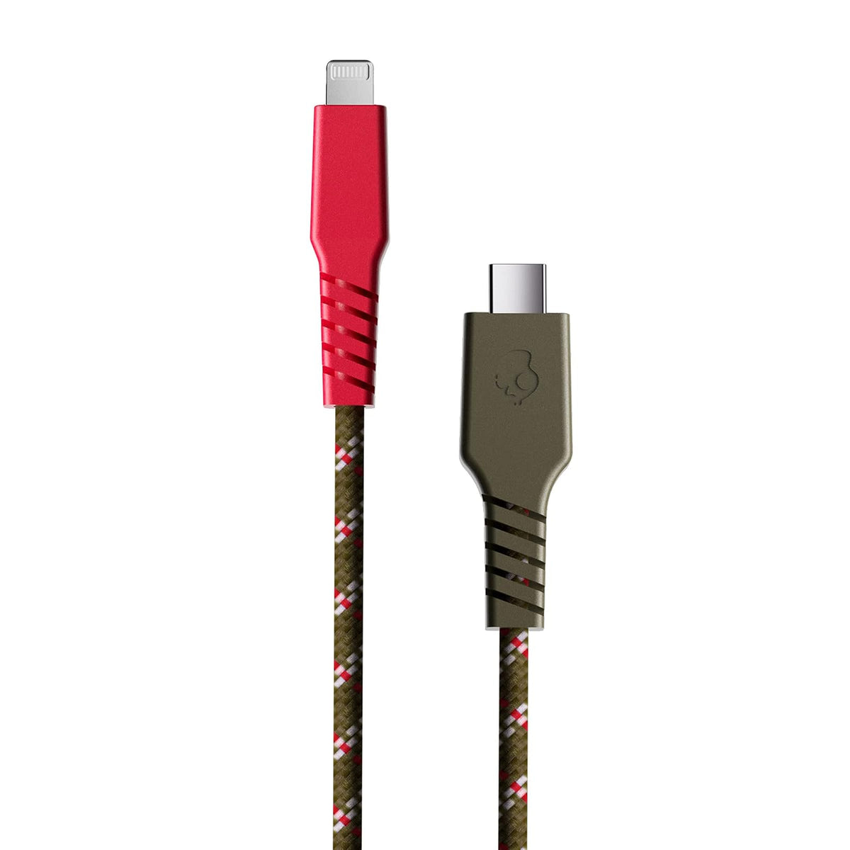Skullcandy Line+ Cable de carga USB-C a Lightning de 15 W, carga tu iPhone 14/13/12/11, cargador de iPhone de carga rápida, problema estándar de 6 pies