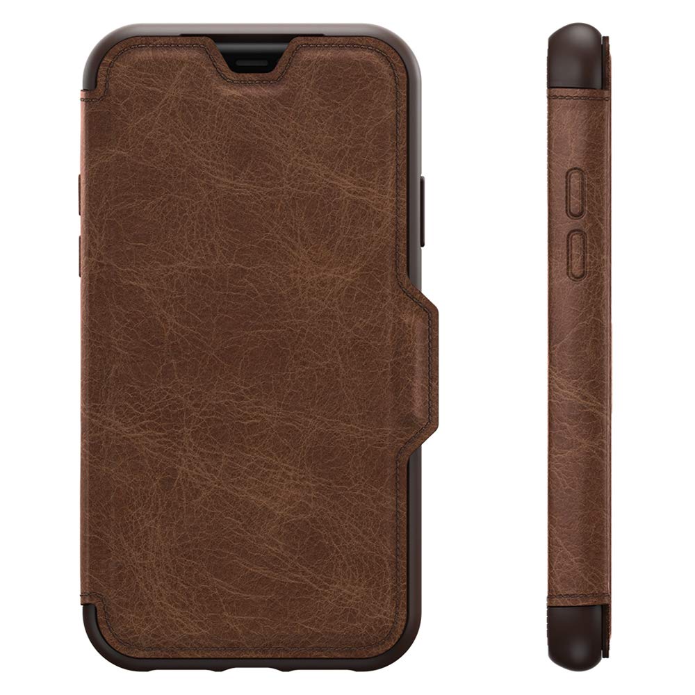 Otterbox Strada Series Case for iPhone 11 Pro MAX - Espresso (Dark Brown/Worn Brown Leather)