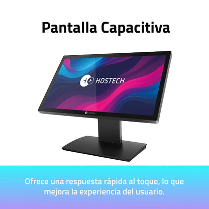 Hostech Monitor Touch 18.5'' IPS Full HD con HDMI para Punto de Venta
