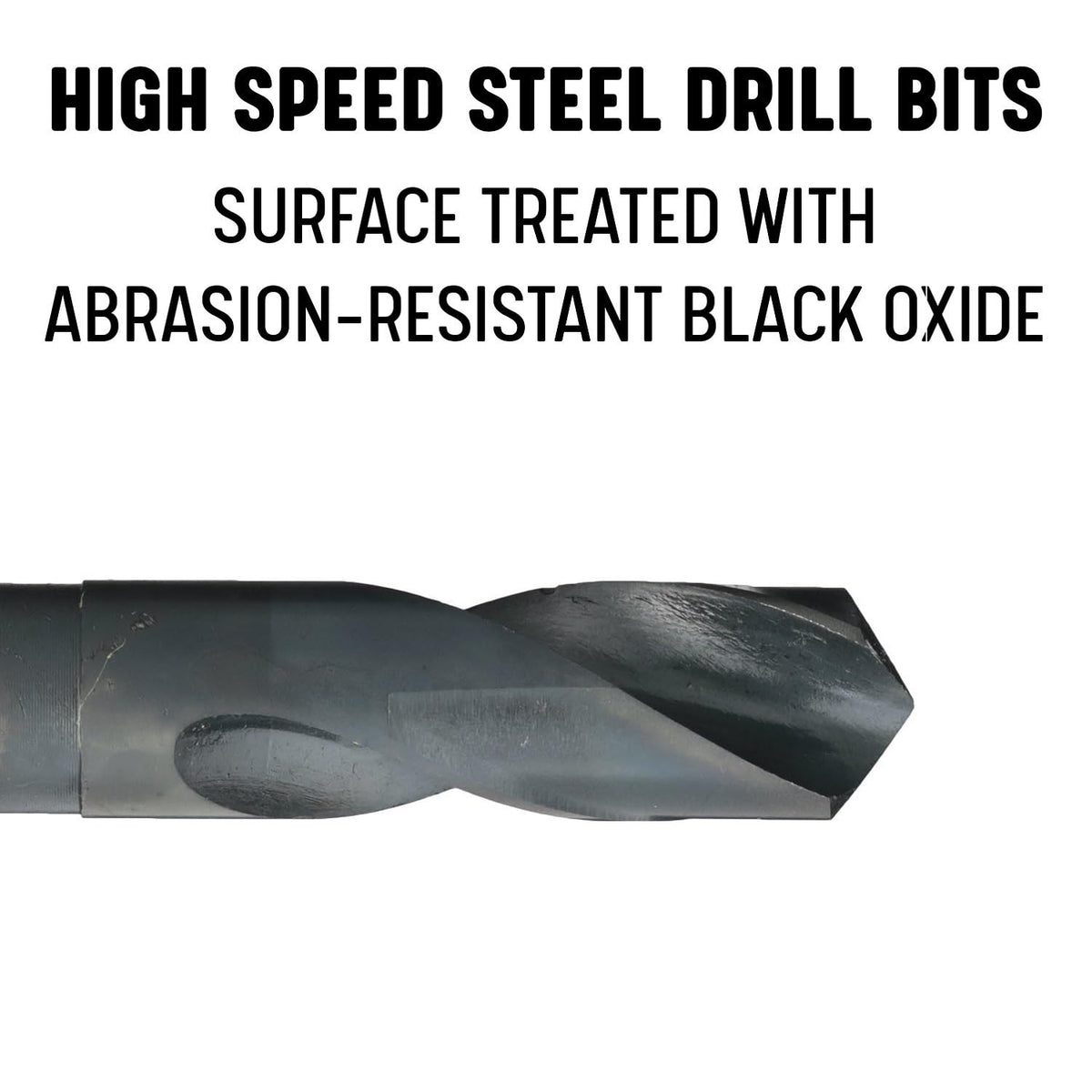 Drill America - DWDRSD1-1/32 - Broca de acero de alta velocidad con vástago de 1/2 pulgadas, serie DWDRSD