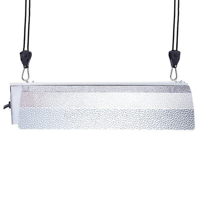 iPower 2-Pack 45-watt multi-spectrum LED Luz de crecimiento para plantas Crecimiento y Floración, la única isoladted diseño LED driver de mercado, Trinquete de cuerda, Negro