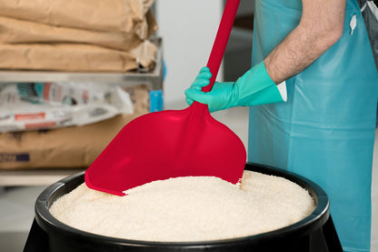 SPARTA 41076EC05 - Pala Sanitaria de plástico, Apta para Alimentos, para cocinas comerciales, 11 Pulgadas, Color Rojo