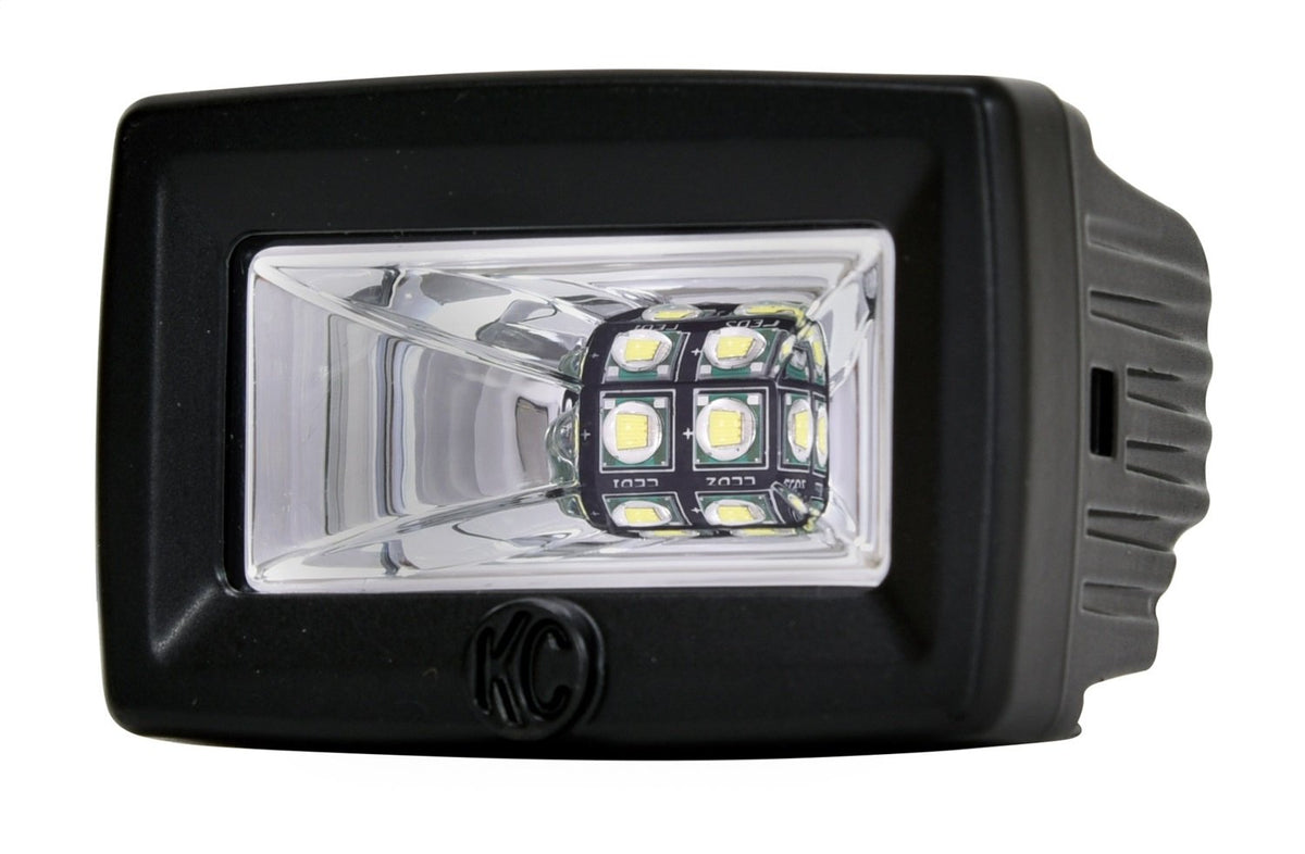 KC HiLiTES 328 2" C-Series C2 LED - Sistema de 2 luces - haz de inundación de 20 W