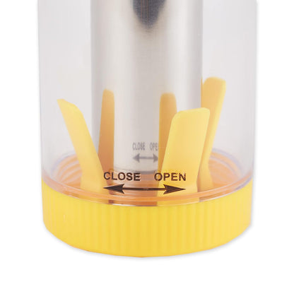 Acero inoxidable RSVP., pelador de maíz, Amarillo, all parts are dishwasher safe, 1