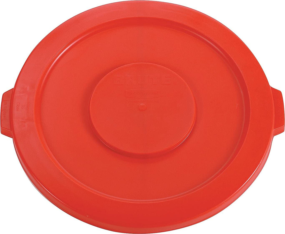 Rubbermaid Commercial Tapa Basura latas, Rojo, 32 gallon