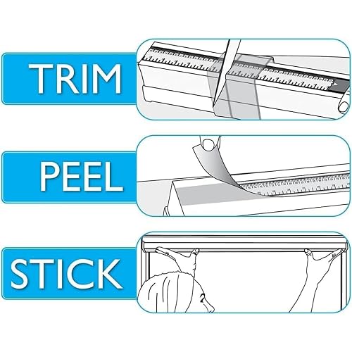 Redi Shade No Tools Easy Lift Recortar-at Home - visualización de Tela Plisada sin Cables, para filtrar la luz, Natural, 30 x 64 Pulgadas (se Adapta a Ventanas de 19 a 30 Pulgadas)