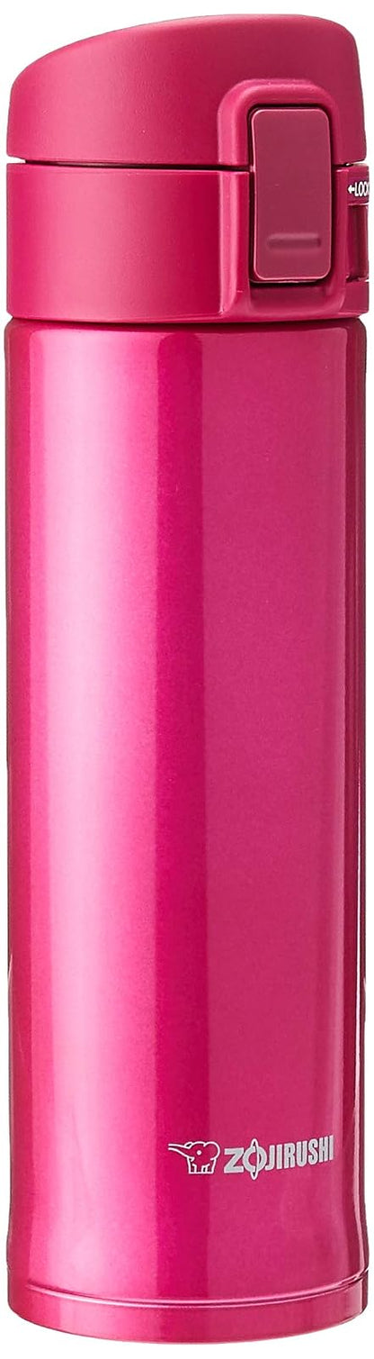 Zojirushi Vaso Térmico de Acero Inoxidable - 0.5 Litros - Deep Cherry