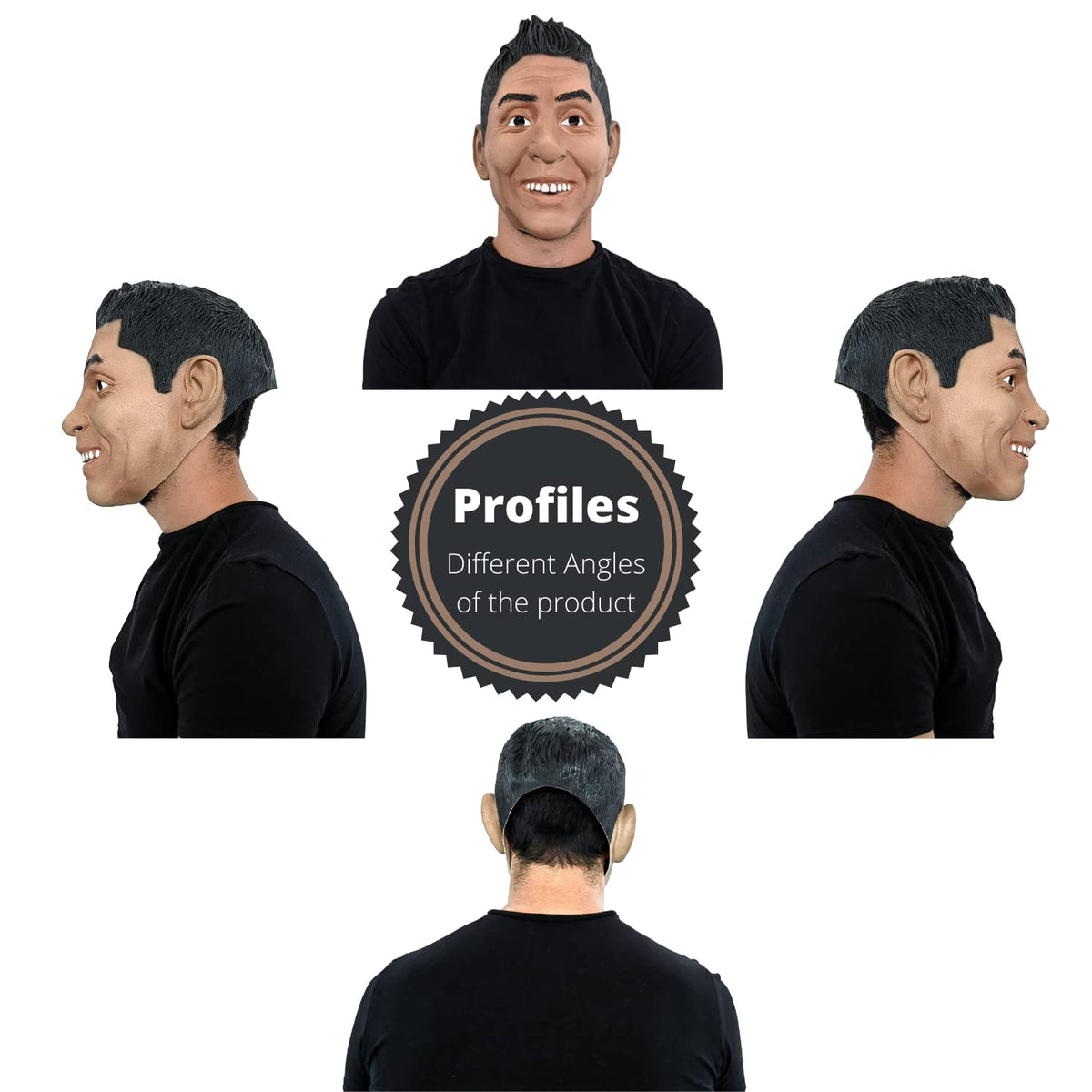 Campos, Máscara de Futbolista Jorge Campos, Máscaras de Futbolistas Ideal para Halloween y Fiestas de Disfraces