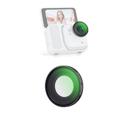NEEWER Set 4 Filtros ND/PL para Insta360 GO Ultra - 1 - 4 Difusión Negra