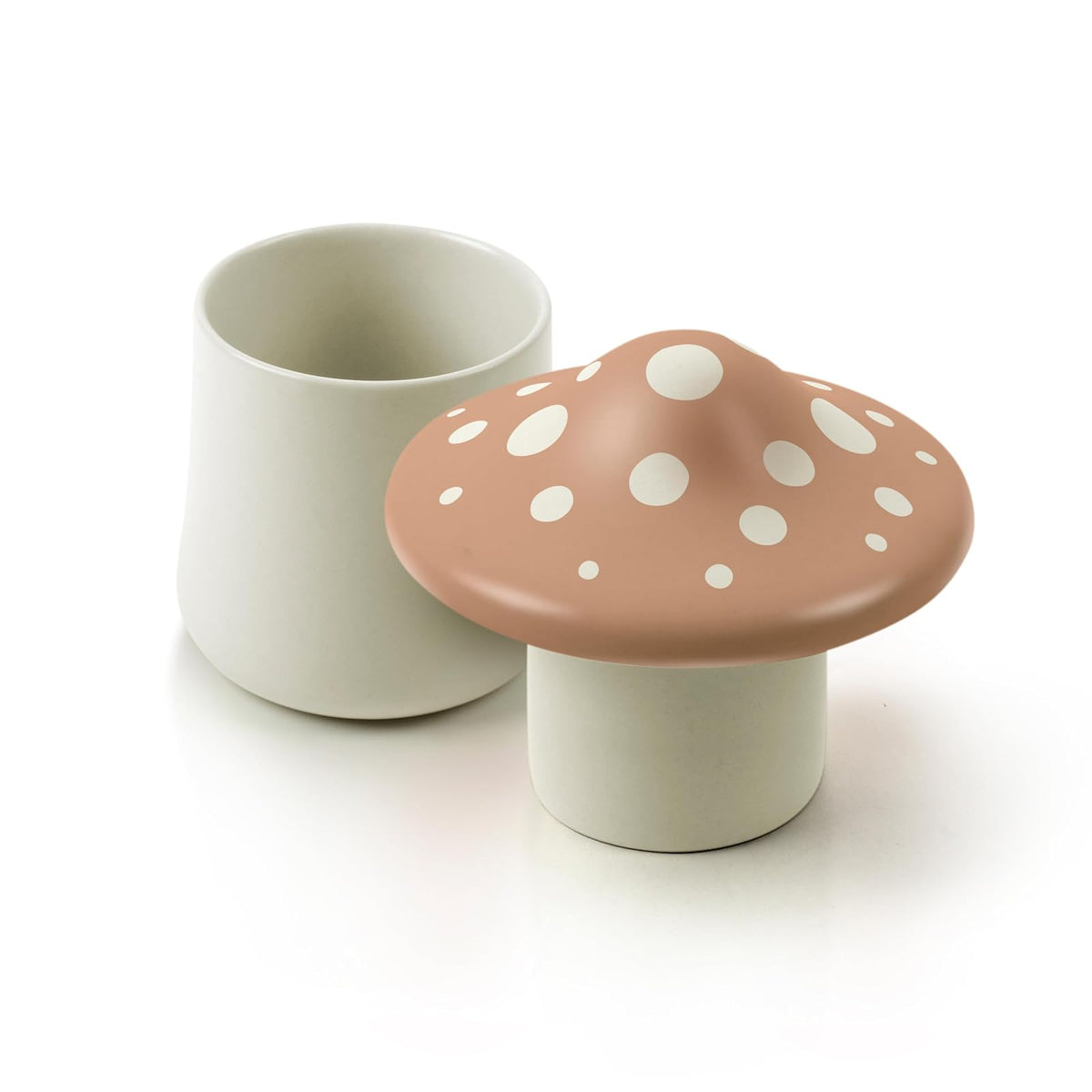 Fred FORAGE - Recipiente de almacenamiento de mantequilla de hongos, accesorio de cocina único para almacenar y servir mantequilla, diseño divertido y funcional