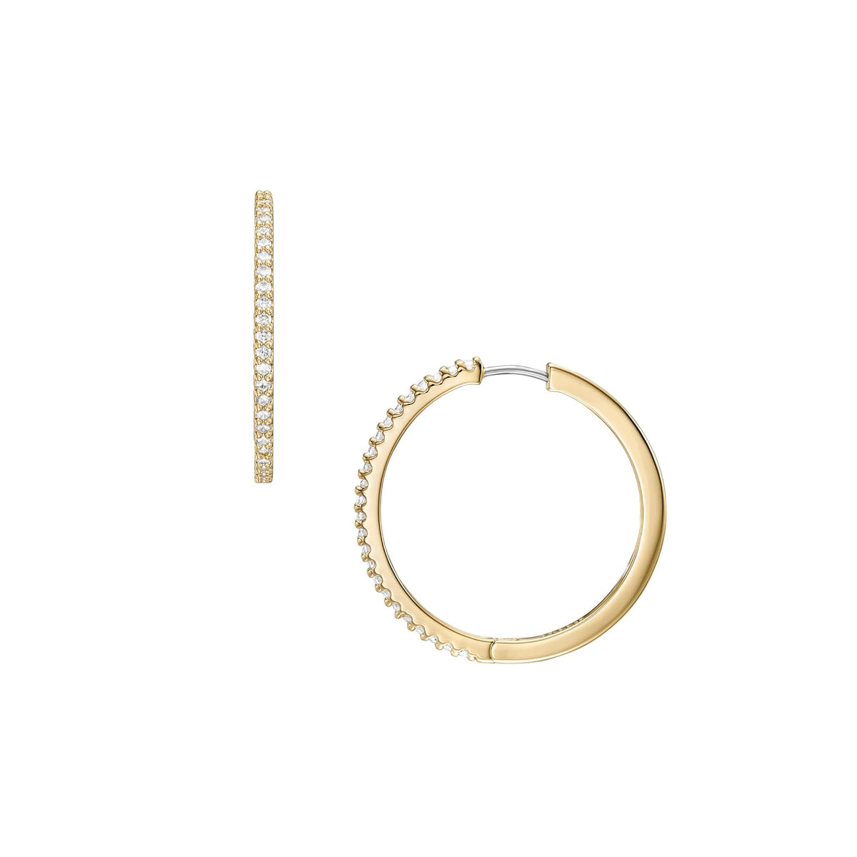 Fossil - arete colgantes de acero inoxidable para mujer - DORADO - Oro