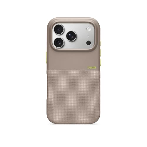 Beats - Funda de Alta protección con MagSafe de Beats para el iPhone 17 Pro con Control de la Cámara, Resistente a rayones y caídas, Textura Mate con Forro de Microfibra – Gris Alpino