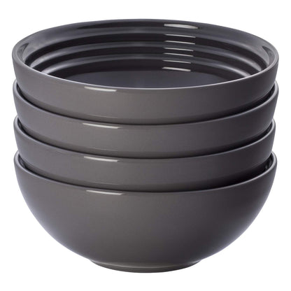 Le Creuset Juego de 4 Cuencos de Sopa 22 oz - Ostra