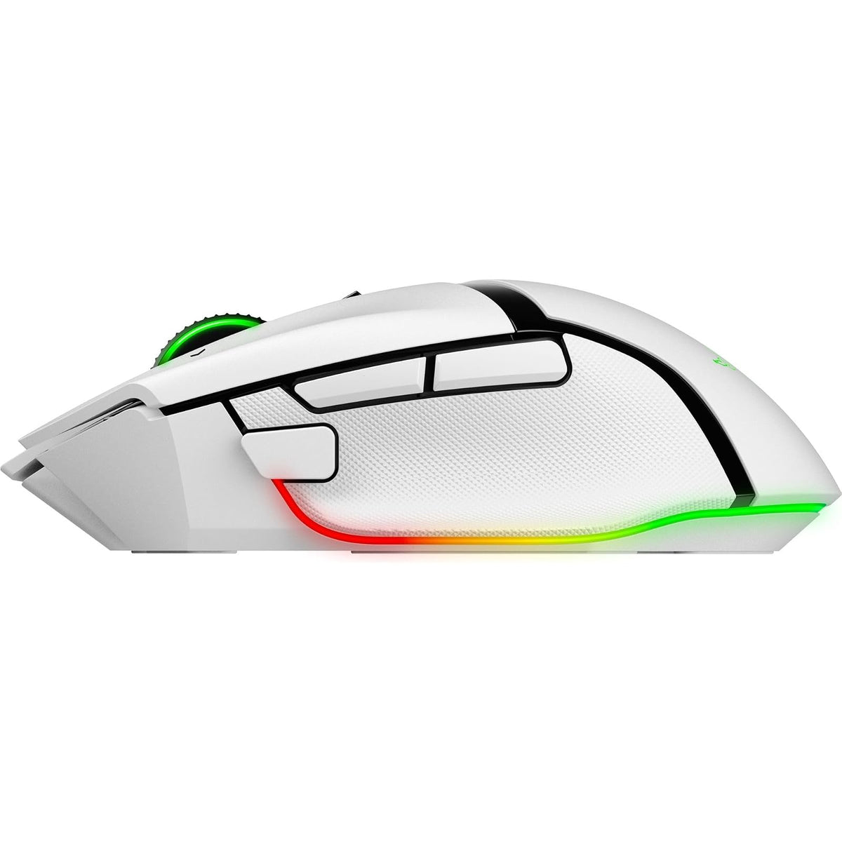Razer Basilisk V3 Pro 35K Ratón inalámbrico para Juegos: Rueda de inclinación HyperScroll - Sensor óptico de 35K dpi Gen 2-13 Controles Personalizables - RGB - interruptores ópticos Gen 3 - Blanco