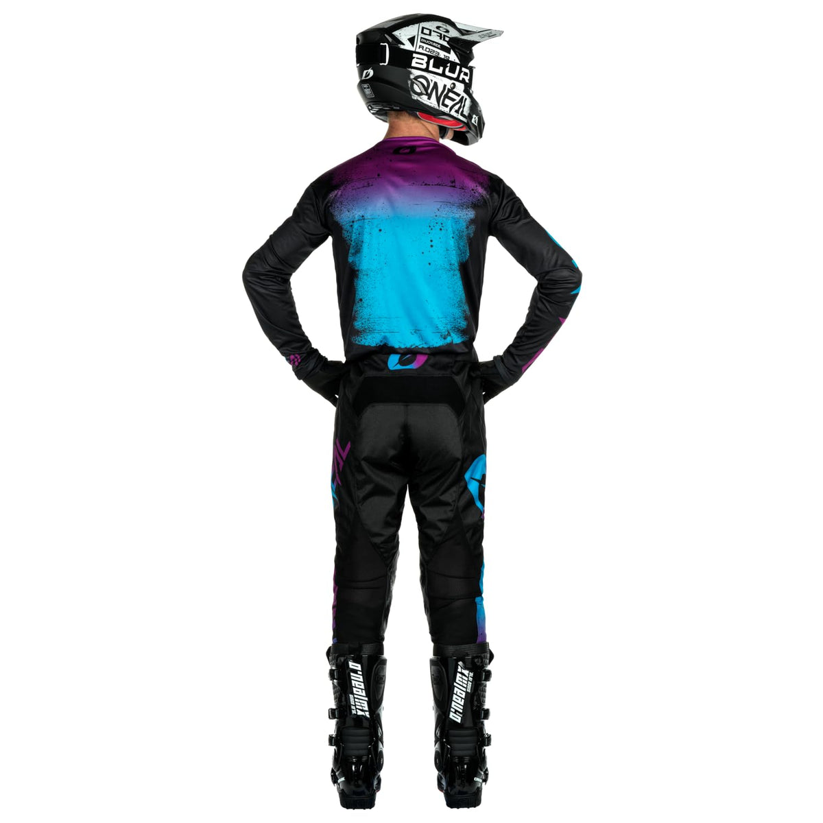 O'Neal Mayhem V.24 Pantalones para Hombre Scarz Negro/Azul 28
