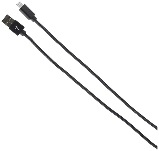 Mono Apple MFi Certified Lightning to USB Charge & Sync Cable - 6 Feet - Black Compatible with iPhone X 8 8 Plus 7 7 Plus 6s 6 SE 5s, iPad, Pro, Air 2 - Palette Series