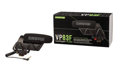Shure Micrófono Shotgun para Montar en Cámara VP83F