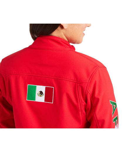 ARIAT Classic Team Mexico - chamarra resistente al agua Softshell para mujer