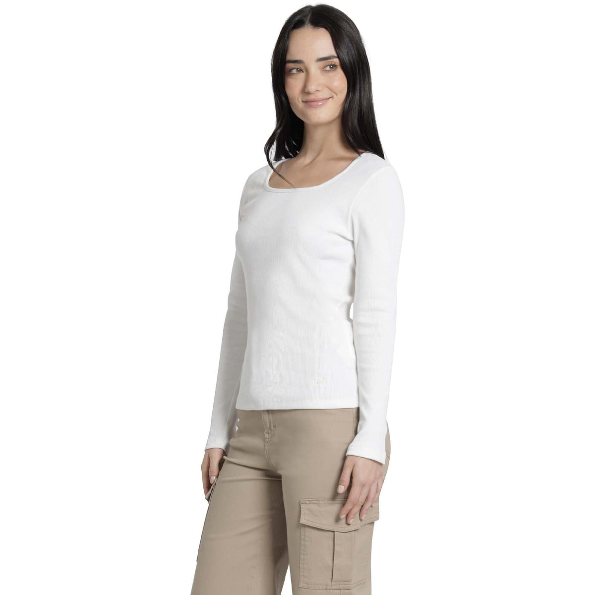 Lee Camisa Slim de Algodón para Mujer