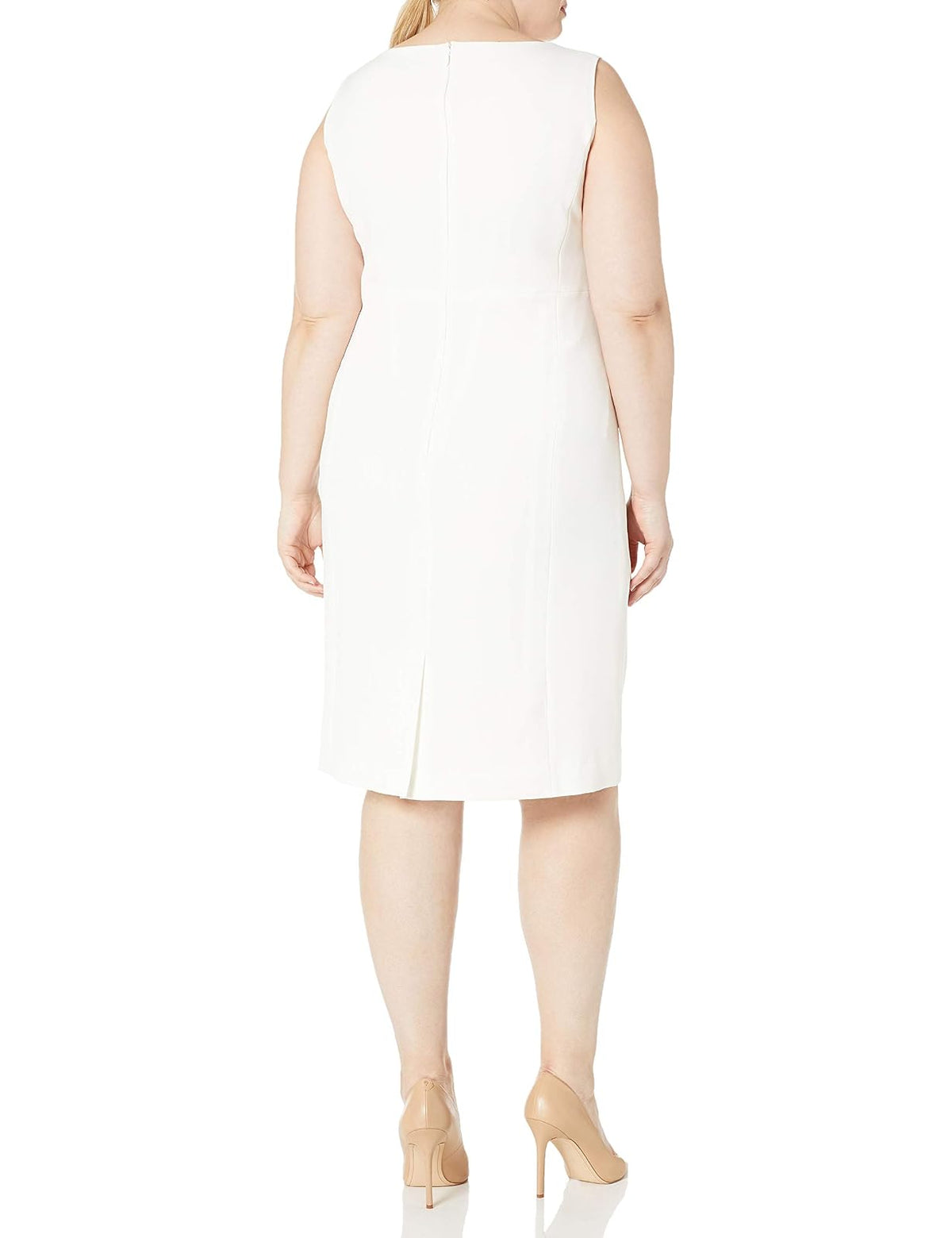 Kasper Vestido de Vaina de crepé elástico de Talla Grande. Vestido para Mujer