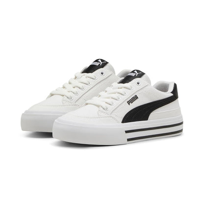 PUMA Court Classic Vulc FS Tenis Casual Infantil - 23.5 cm - Negro