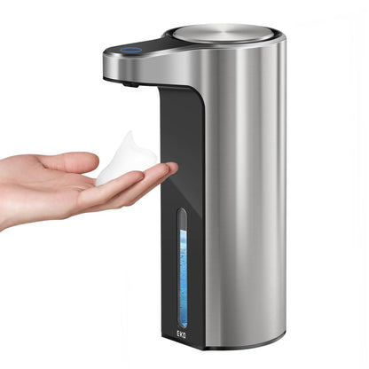 EKO - Dispensador automático de jabón espumoso, dispensador de jabón de Manos de Espuma sin Contacto para baño y Cocina, Resistente al Agua y Recargable, 105 onzas, diseño Moderno para hogares y