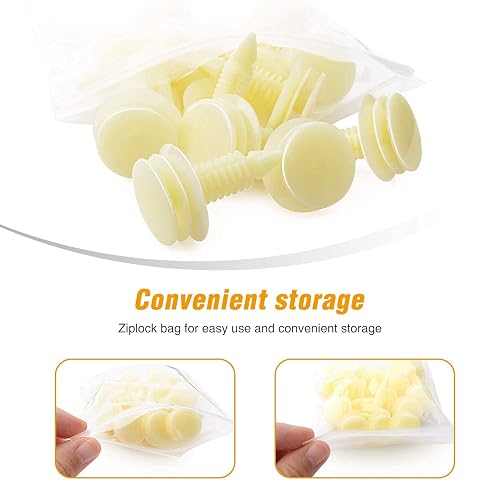 GOOACC Clips de Protección contra Salpicaduras GRC-70, 35 Piezas para Motor/Parachoques/Guardabarros, Blanco