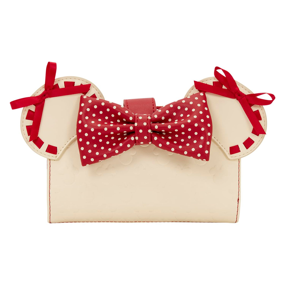 Loungefly Disney: Minnie Mouse - Rock The Dots - Flap Wallet - 7 Card Slots and 1 Clear ID Slot - Collectible Wallets