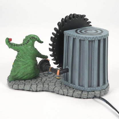Department 56 Resin Disney The Nightmare Before Christmas Village Accessories Oogie Boogie Da un Giro Iluminado Figura Animada, 4.33 Pulgadas, Multicolor