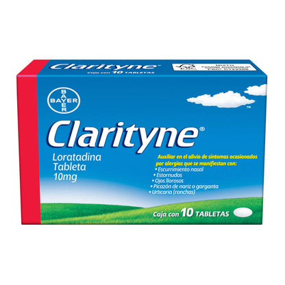 Clarityne Antihistamínico 10 Tabletas Loratadina