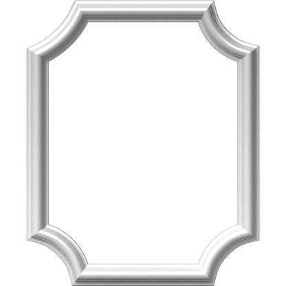 Ekena Millwork PNL16X20AS-02 Ashford Panel de pared festoneado moldeado de 16 pulgadas de ancho x 20 pulgadas de alto x 1/2 pulgadas de alto