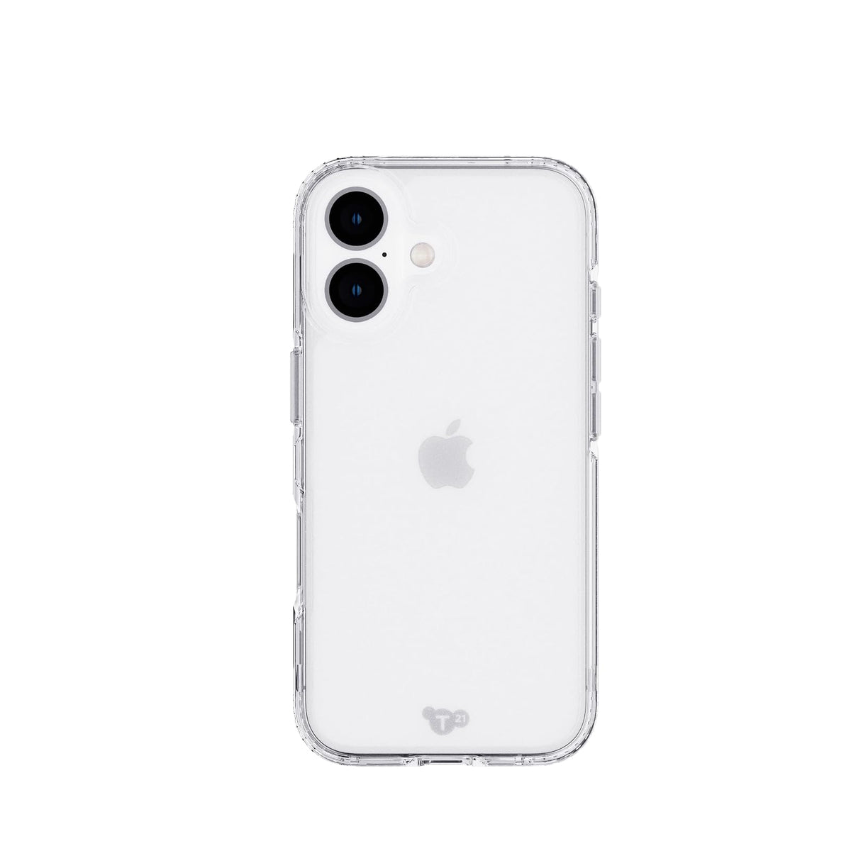 tech21 EvoClear - Funda Protectora contra Impactos para iPhone 16, Transparente