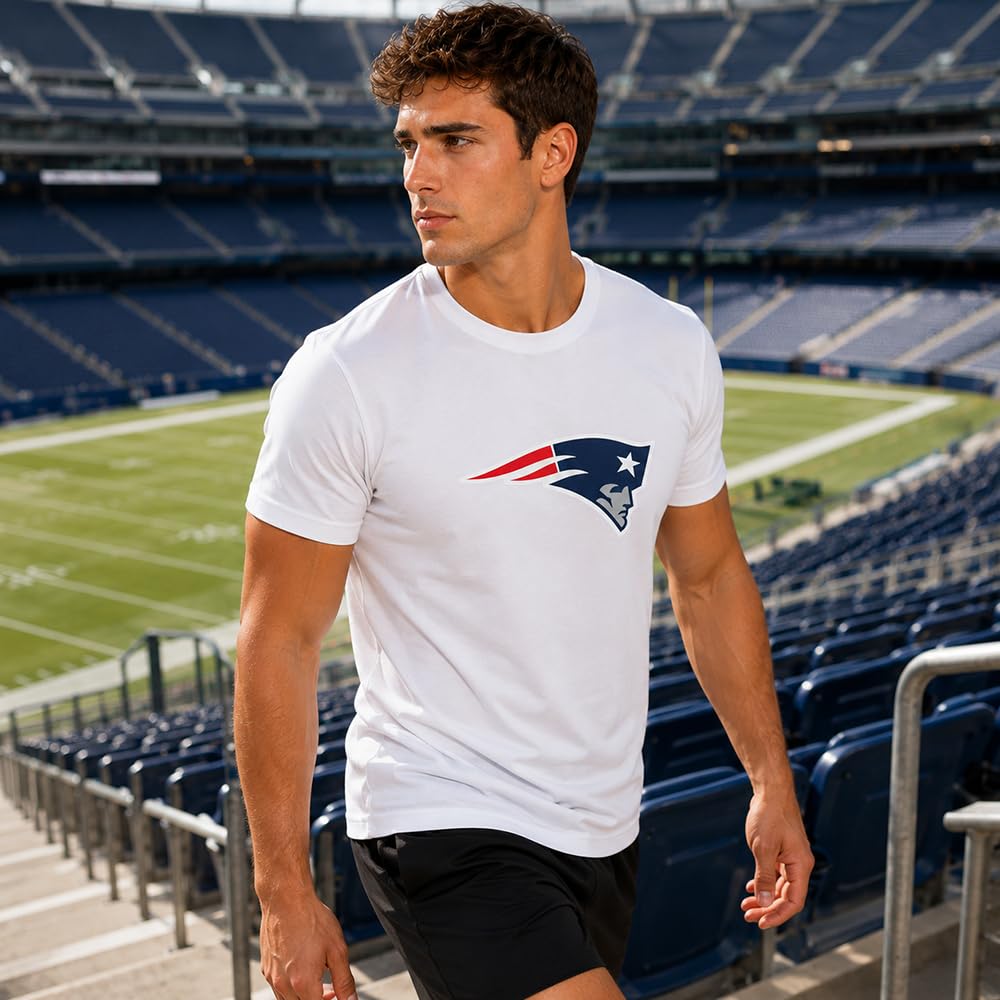 NFL Playera Aficionado Básica New England Patriots