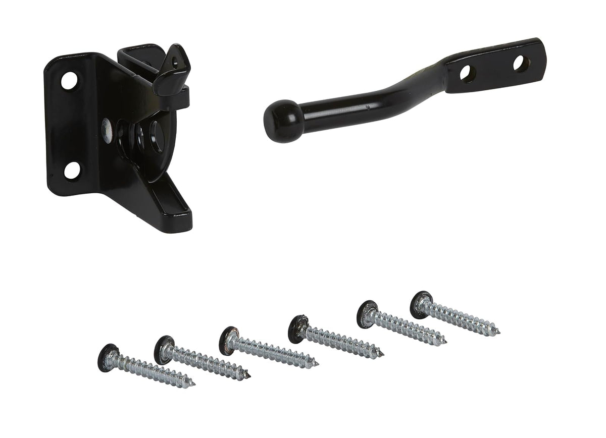 National Hardware N184-861 BPB21 Pestillo Automático para Portón en Negro