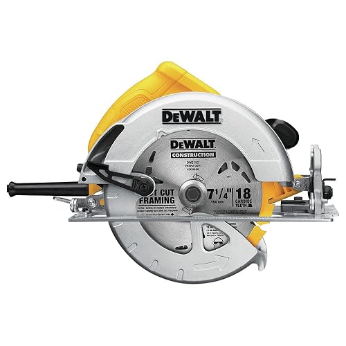 DEWALT Sierra Circular De 7-1/4 Pulgadas, Ligera, Con Cable (Dwe575)