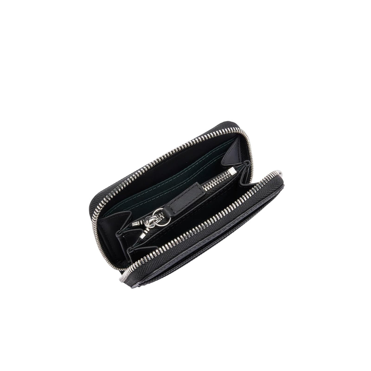 Lacoste Cartera Monedero Daily City | Negro, 11.5 x 8.5 x 3 cm, lona