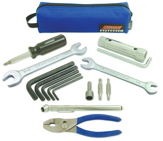 CruzTools SKHD SpeedKit - Kit de Herramientas para Motocicletas Harley-Davidson, Negro