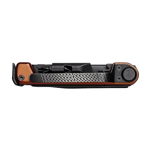 Gerber Armbar Trade Cuchillo de Bolsillo 8 en 1 | Naranja quemado, marco de acero inoxidable, hoja de 2.5 pulgadas, destornillador de 1/4 pulgadas