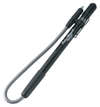 Streamlight 65658 Stylus Reach 11-Lúmenes LED Linterna de Bolígrafo con Cable de Extensión Flexible de 18cm, Negra