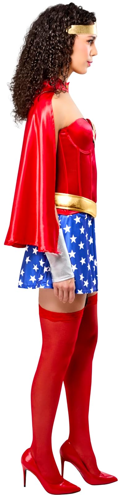 Ruby Slipper Company LLC - Disfraz de corsé de Wonder Woman pequeño